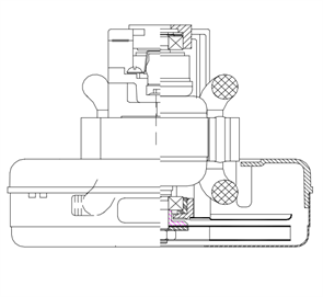 Сквозной двигатель AMETEK LAMB ELECTRIC  119621-00 119621-00