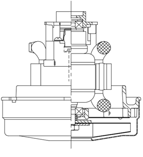 Сквозной двигатель AMETEK LAMB ELECTRIC 122201-00 122201-00