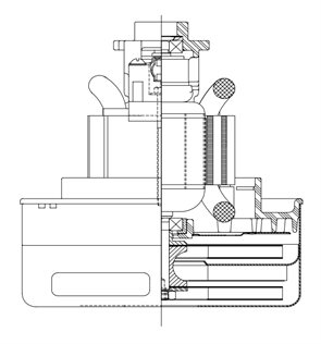 Сквозной двигатель AMETEK LAMB ELECTRIC 131110-00 131110-00